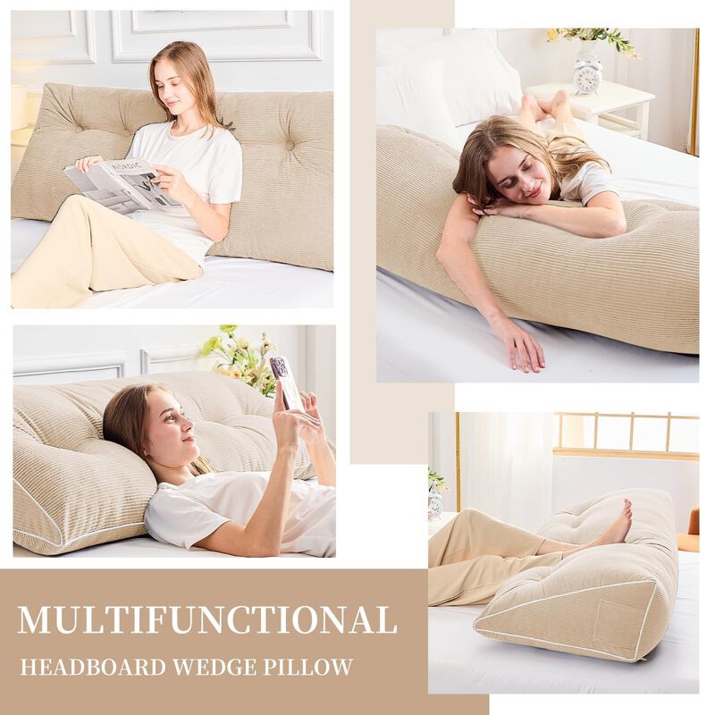 Almohada De Cabecera Sasttie Queen 150x51x25 Cm... image number null