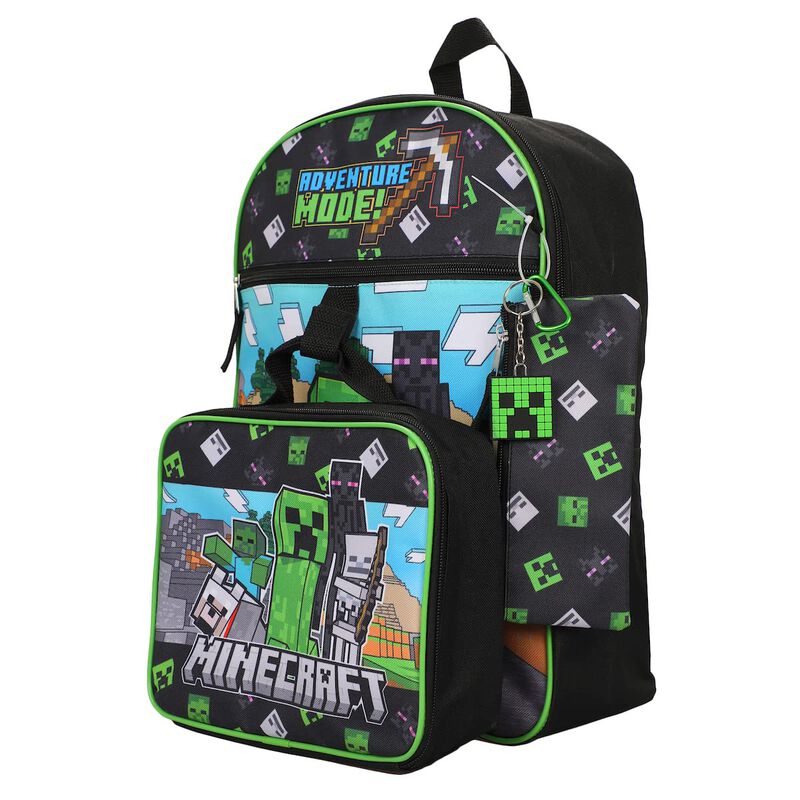 Set Escolar Bioworld Minecraft De 5 Piezas: Moc... image number null