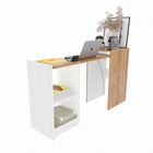 Escritorio Extendible Space , Compacto  Ancho Adaptable Blanco