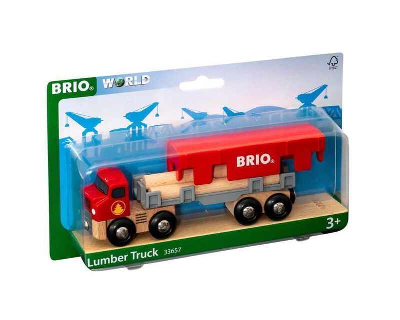 Juego De Trenes De Juguete De Madera Brio World... image number null