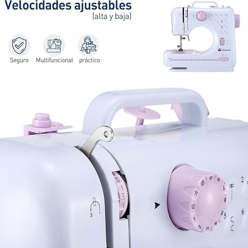 M&aacute;quina de Coser El&eacute;ctrica Mini Bluelander image number null