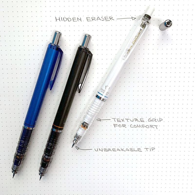 L&aacute;piz Mec&aacute;nico Zebra Pen Delguard Paquete De 3 ... image number null