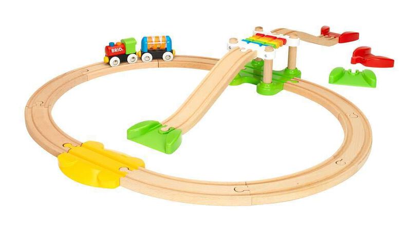 Set De Tren De Juguete Brio My First Railway 33... image number null