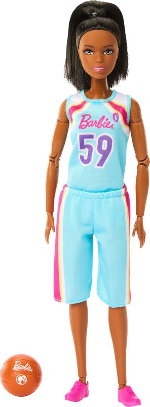 Mu&ntilde;eca Barbie Hecha Para Moverse, Jugadora De B... image number null