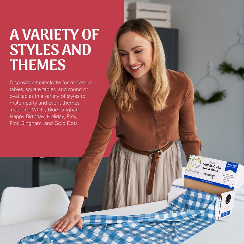 Mantel Grandipity 137 cm X 91 m Gingham (rollo) image number null