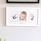 Marco Foto + Huellas De Bebé (Tinta)