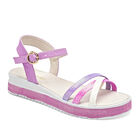 Celex sandalia piso para ni&ntilde;a rosa lila blanco cod 140308-D
