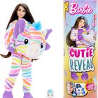 Mu&ntilde;eca Barbie Cutie Reveal Color Dream Rainbow Zebra Con Acc