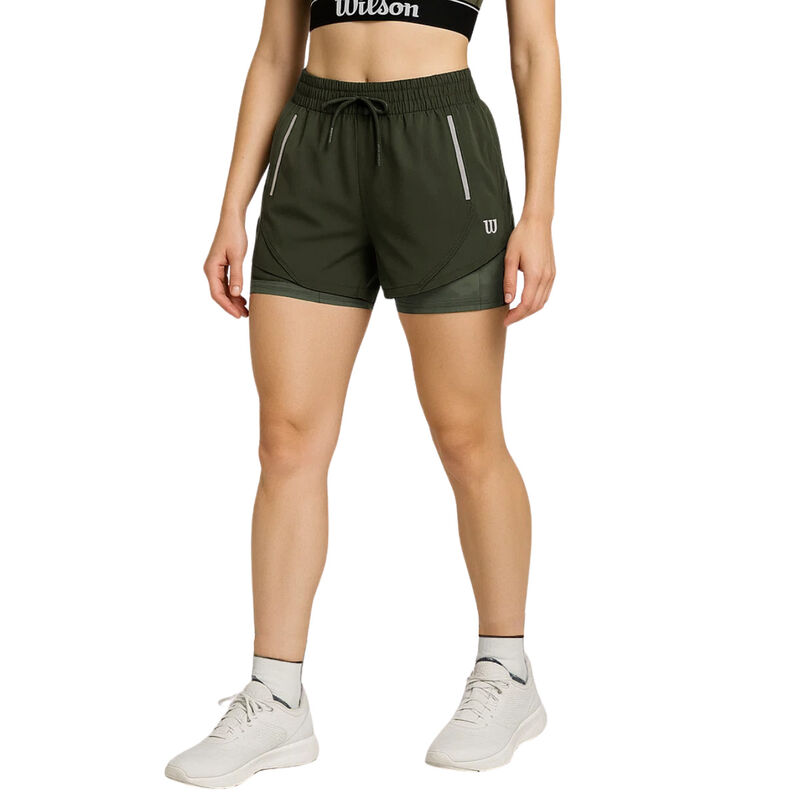 Short con malla Wilson para entrenamiento mujer... image number null