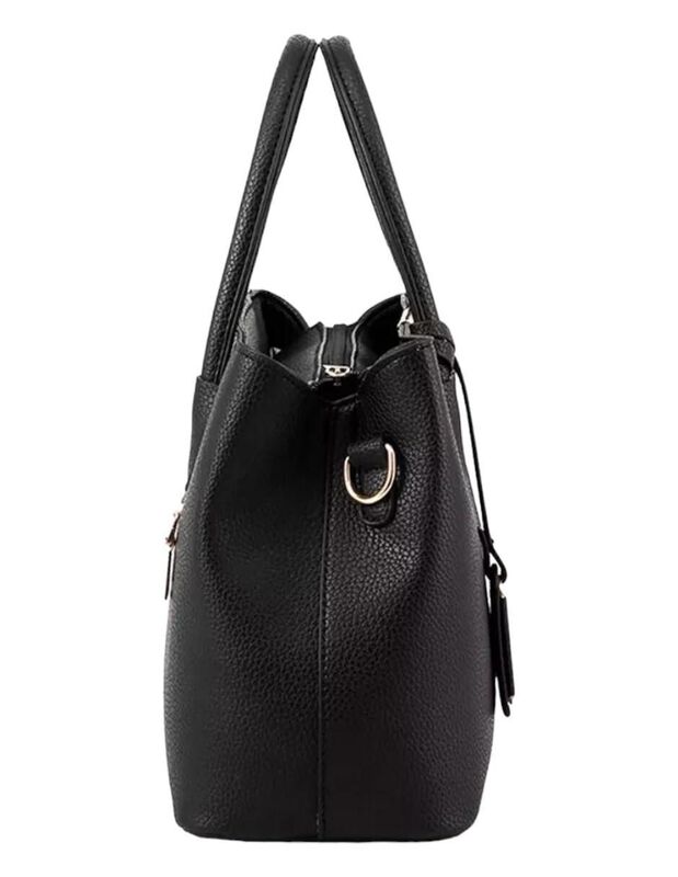 Bolsa Tote Pink Brule De Cuero Para Mujer image number null