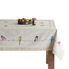 Mantel Cuadrado de Algod&oacute;n 152 cm Maison D' Hermine - Dise&ntilde;o Birdies on Wire