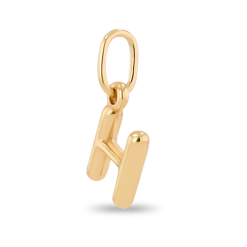 Dije De Oro Amarillo De 10K (Letra H) Sin Caden... image number null