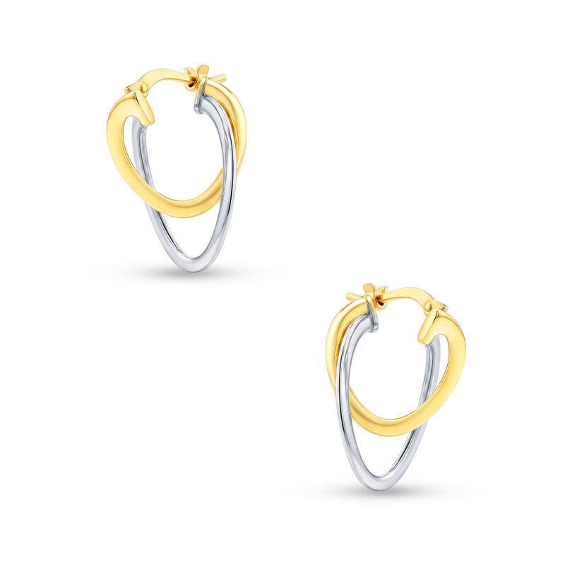 Arracadas 2begold Amarillo Con Blanco (925+1/10... image number null