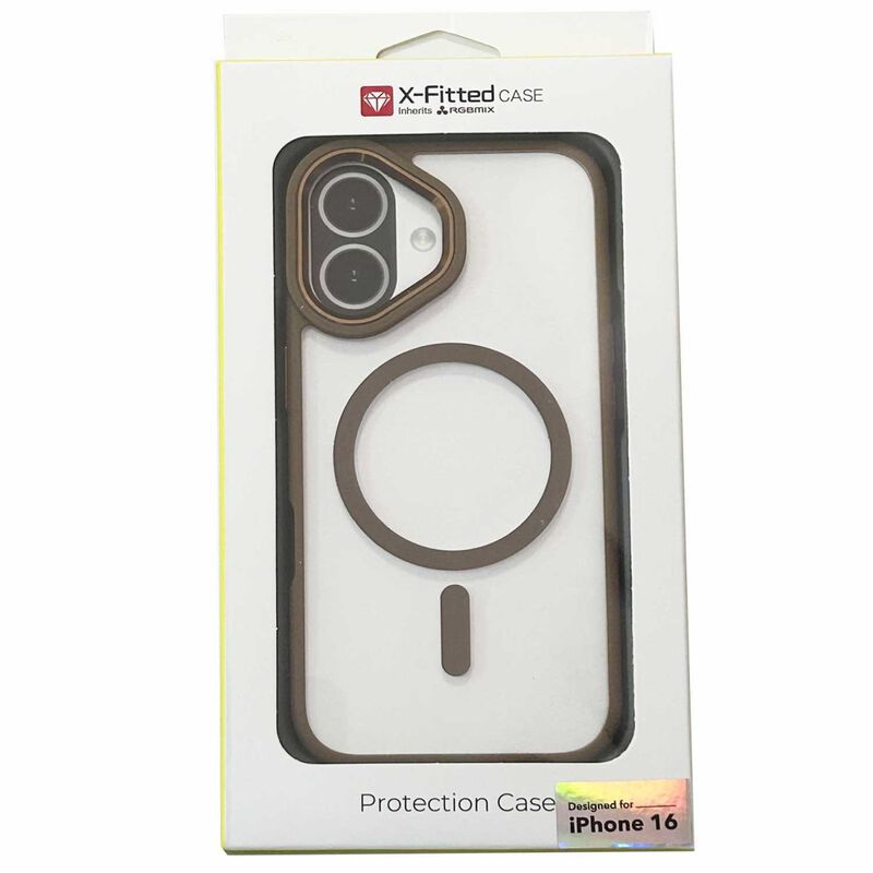 Funda Xfitted Hybrid Met Mag Para Iphone 16 Tra... image number null