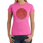 Camiseta Word Art Para Mujer - Occupy Mars- Rosa