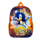 Mochila Escolar Infantil para Primaria Edición Sonic