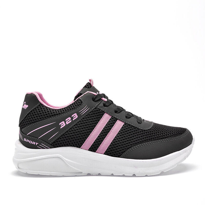 Lady One tenis para mujer gris rosa cod 140502-... image number null
