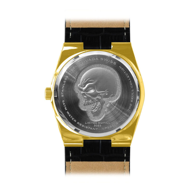 Reloj Nivada Huichol Dorado/Piel Carat Blanca Í... image number null