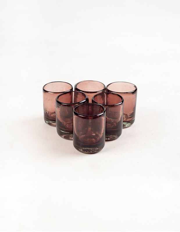 Mezcaleros  Set de 6 Mezcaleros de Vidrio Sopla... image number null