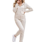 Conjunto Pants Y Sudadera Conj-07 Crema Termico
