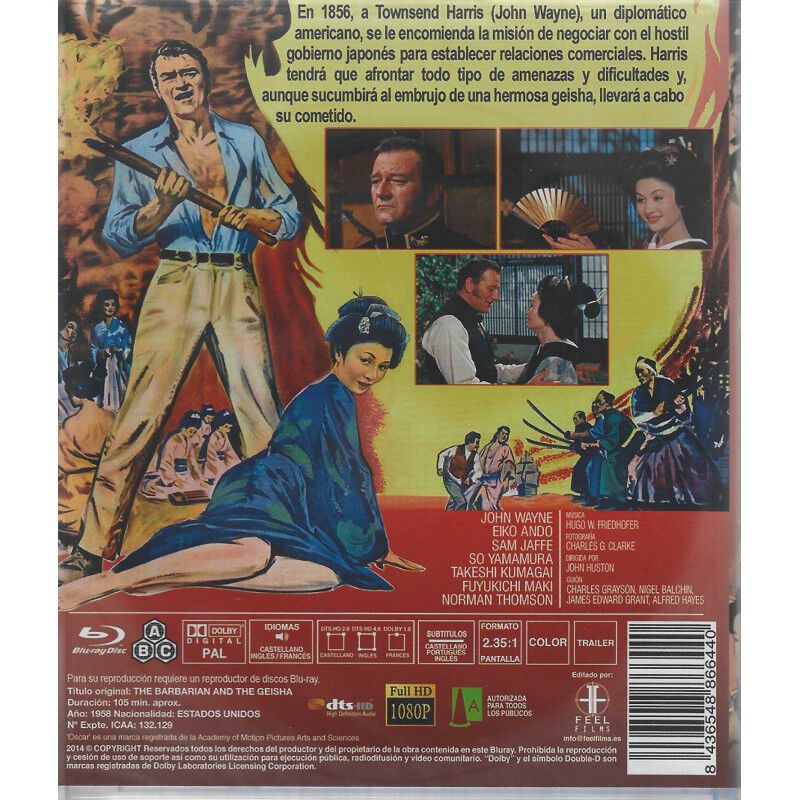 El B&aacute;rbaro Y La Geisha [blu-ray] (1958) The Bar... image number null