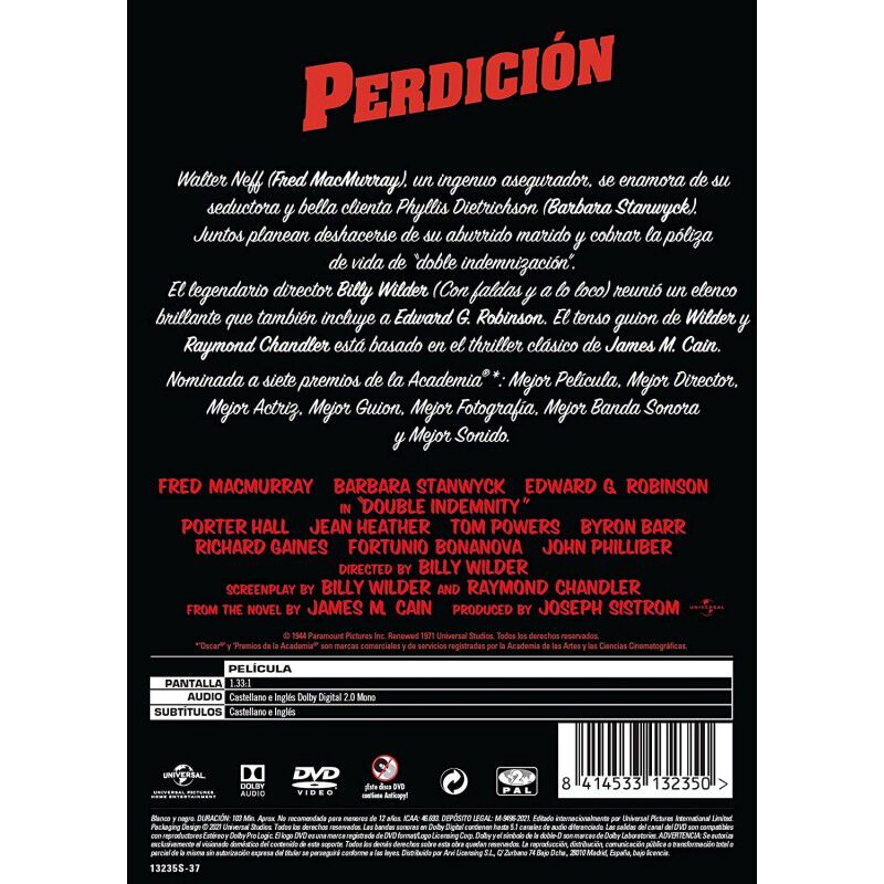 Perdici&oacute;n [dvd] image number null
