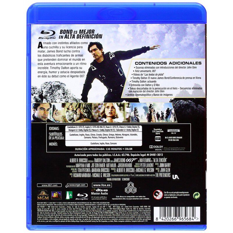 007: Alta Tensi&oacute;n [blu-ray] (1987) The Living D... image number null