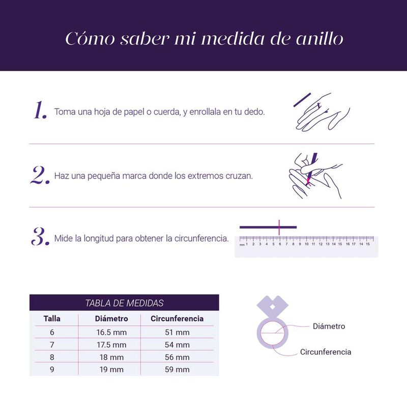 Anillo de Compromiso LuckyLy Nima Baño Oro Rosa... image number null