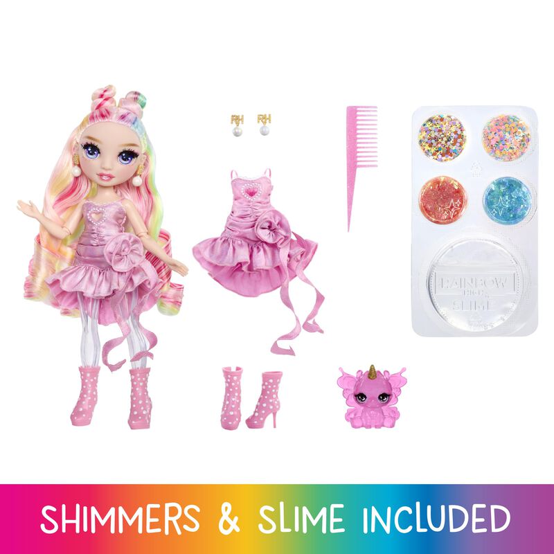 Mu&ntilde;eca De Moda Rainbow High Bella Rosa 28 Cm Co... image number null