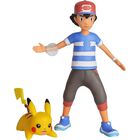Pokemon Figura de Acci&oacute;n Ash 4.5 in y Pikachu 2in