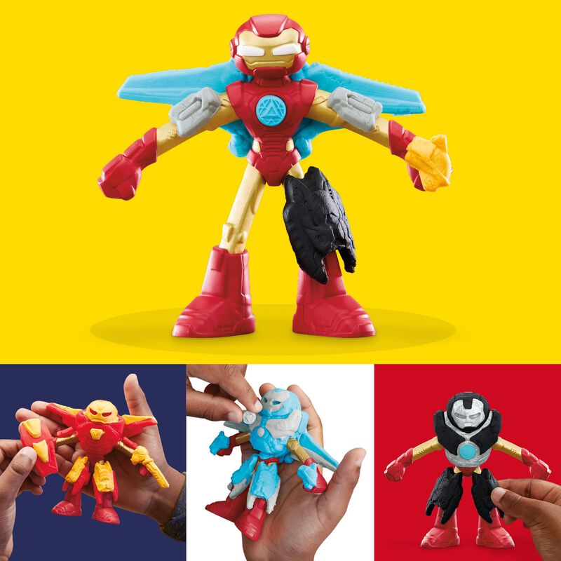 Playset Play-doh Marvel Iron Man Armor Maker La... image number null