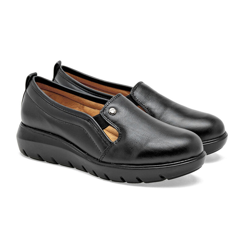 Mora Confort Zapato Confort Negro Para Mujer 14... image number null