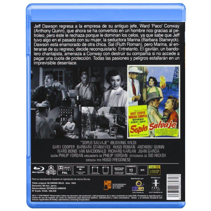 Soplo Salvaje [blu-ray] (1953) image number null