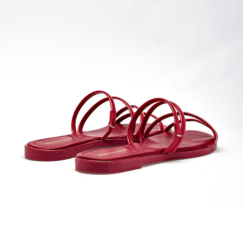 Moramora sandalia piso para mujer rojo cod 1407... image number null
