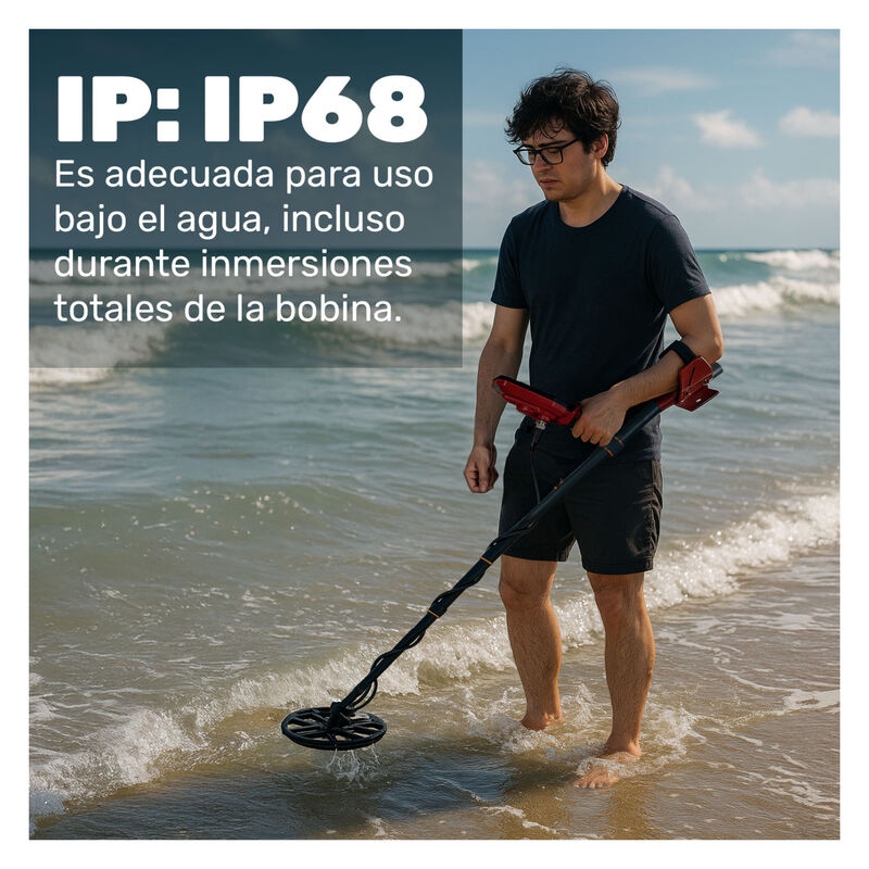 Detector Metales 5m Sumergible 4 Modos Recargab... image number null