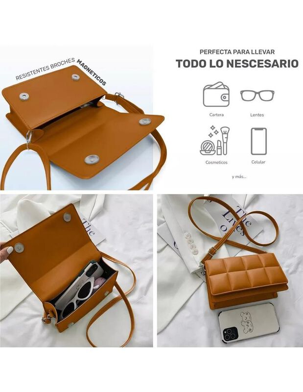 Bolsa Crossbody Pink Brule Para Mujer image number null