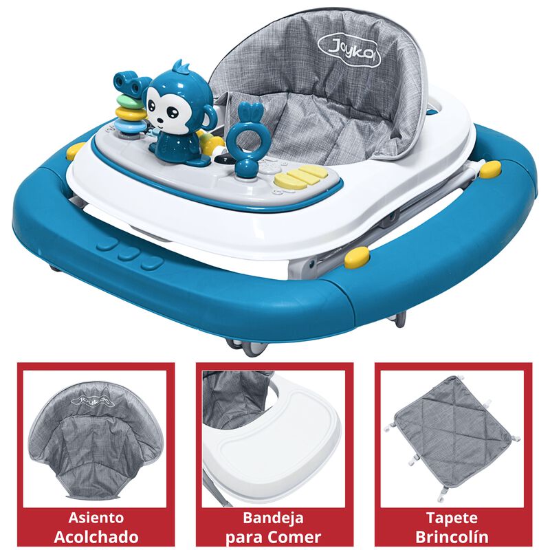 Andadera para Bebé Mecedora Mono Musical Bastón... image number null