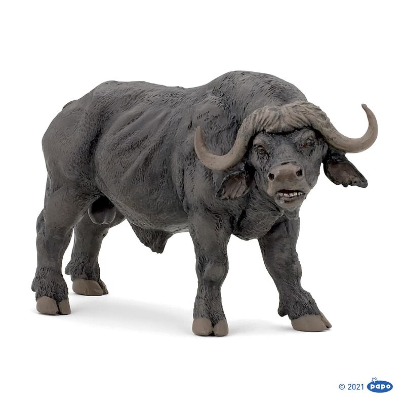 Figura De Juguete Papo "b&uacute;falo Africano" Negro ... image number null