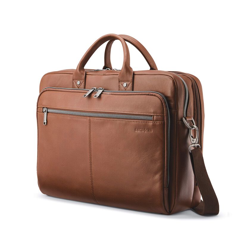 Malet&iacute;n Samsonite Classic Leather Toploader Cog... image number null
