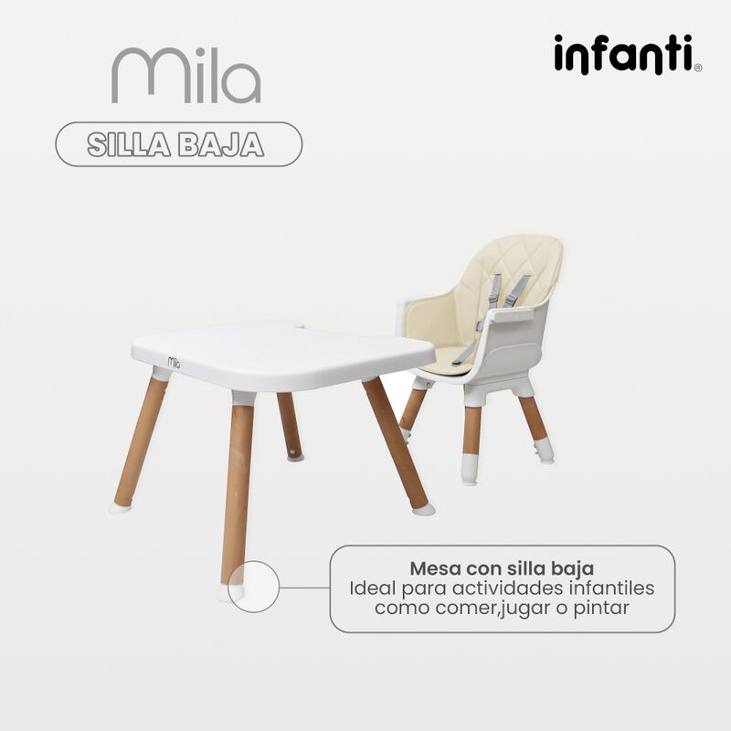 Silla Alta Mila 6 En 1 Beige image number null