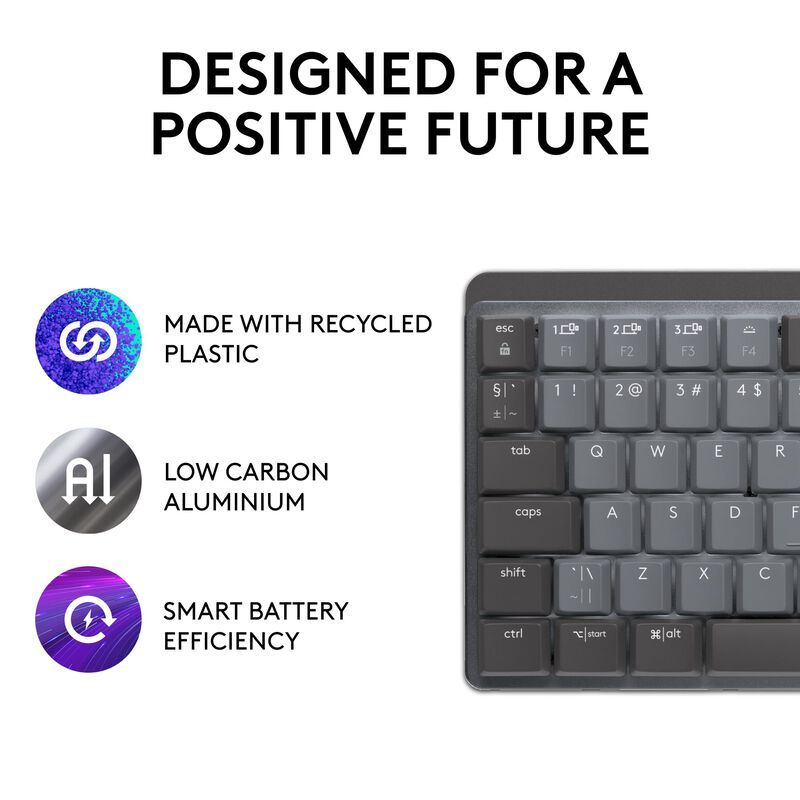 Teclado Logitech Mx Mechanical Mini Inal&aacute;mbrico... image number null