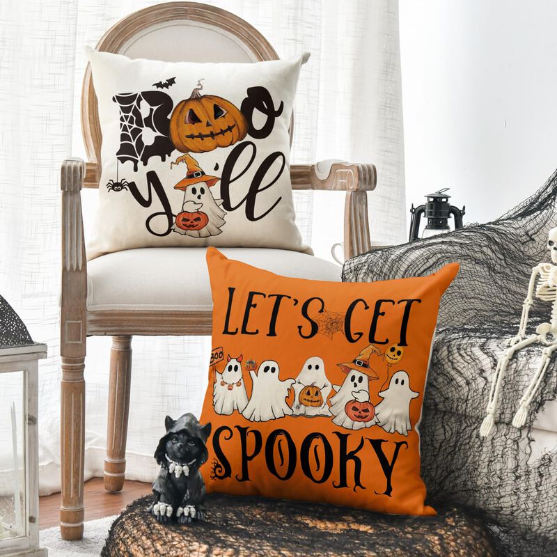 Fundas De Coj&iacute;n Avoin Colorlife Halloween Ghost... image number null