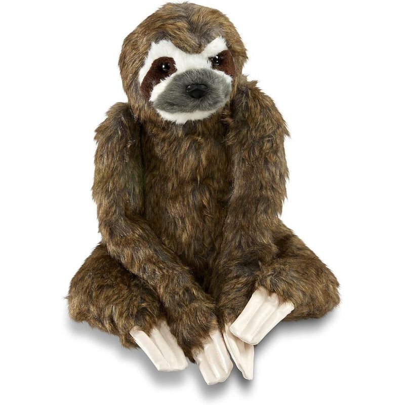 Melissa & Doug Peluche realista de perezoso, 14... image number null