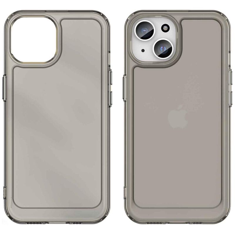 Funda TEKKU TPU Rugged para iPhone 15 PLUS Humo image number null