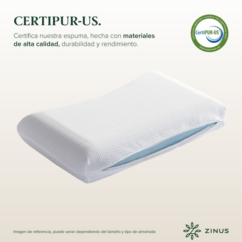 Zinus | Almohada Memory Foam Refrescante Contor... image number null