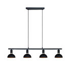 L&aacute;mpara Colgante de Metal 1.50 m de Altura, Potencia M&aacute;x. 240 W, 4 Bases E27, No incluye focos