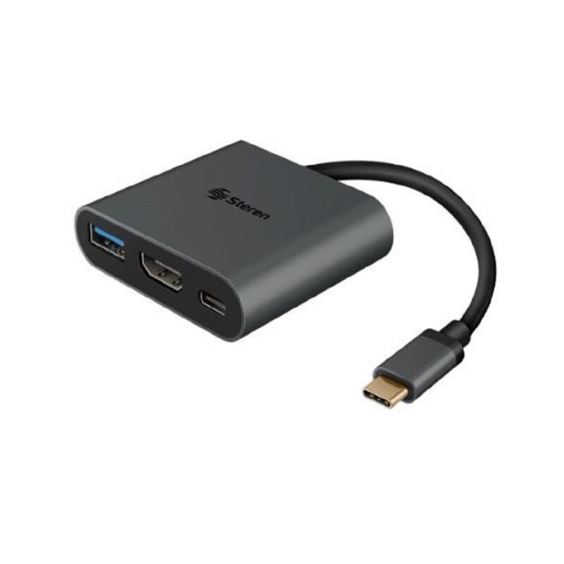 Adaptador USB C a HDMI / USB 3.0 / USB C image number null