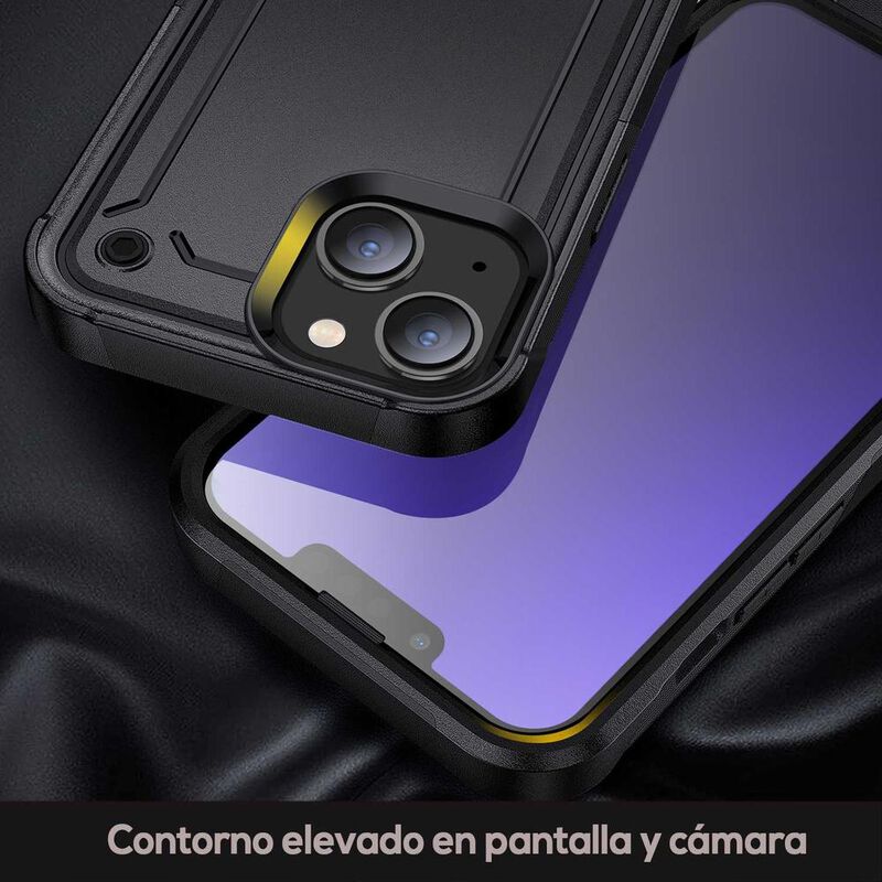 Funda TEKKU Tough cover para iPhone 15 PLUS Neg... image number null