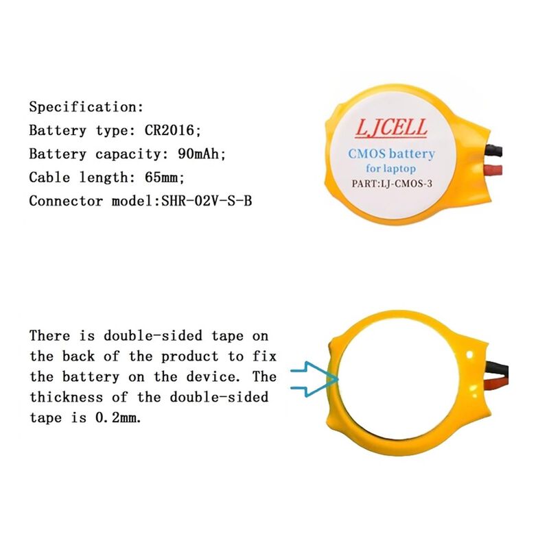 Bater&iacute;a Cmos Ljcell Cr2016 (2 Unidades) Con Con... image number null