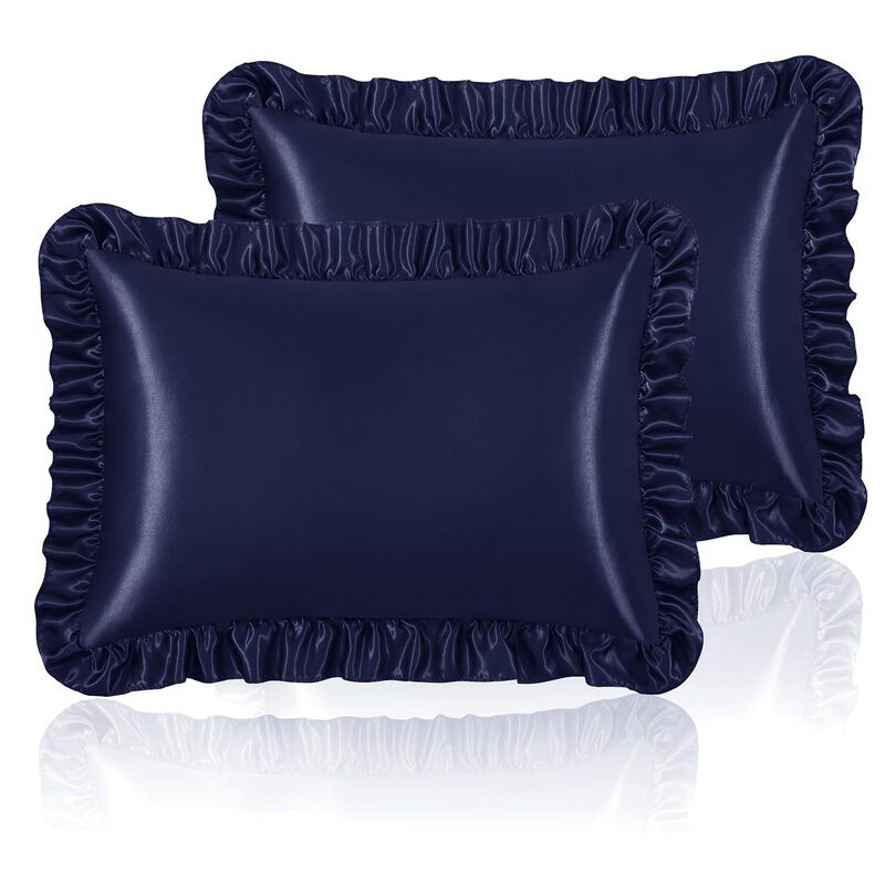 Funda De Almohada Homiest Est&aacute;ndar Azul Marino ... image number null
